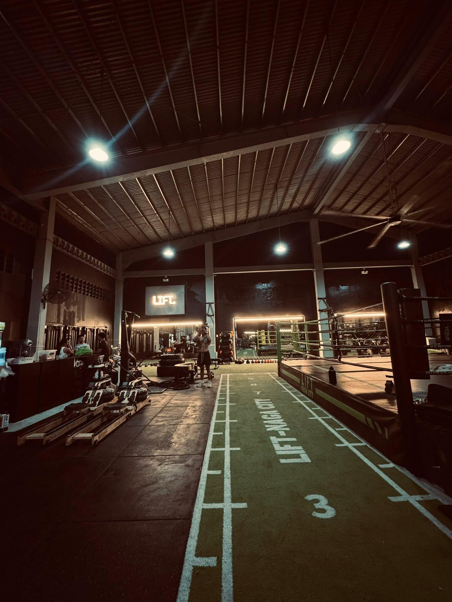 Athlete training at LIFT. Naga